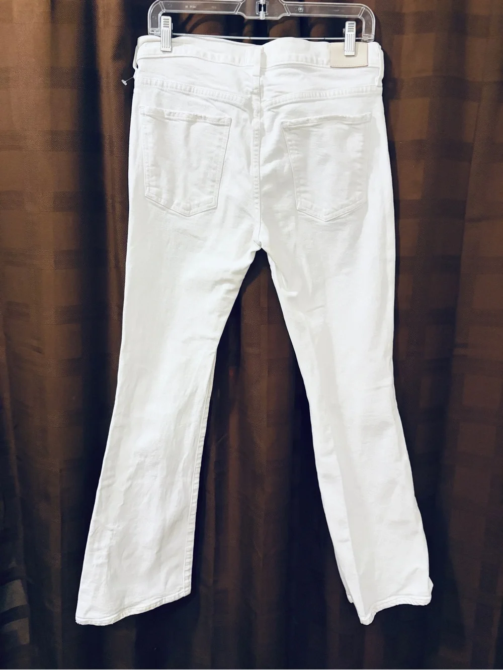 CITIZENS OF HUMANITY Emmanuelle  Boot Flare Leg Jeans White Size 29